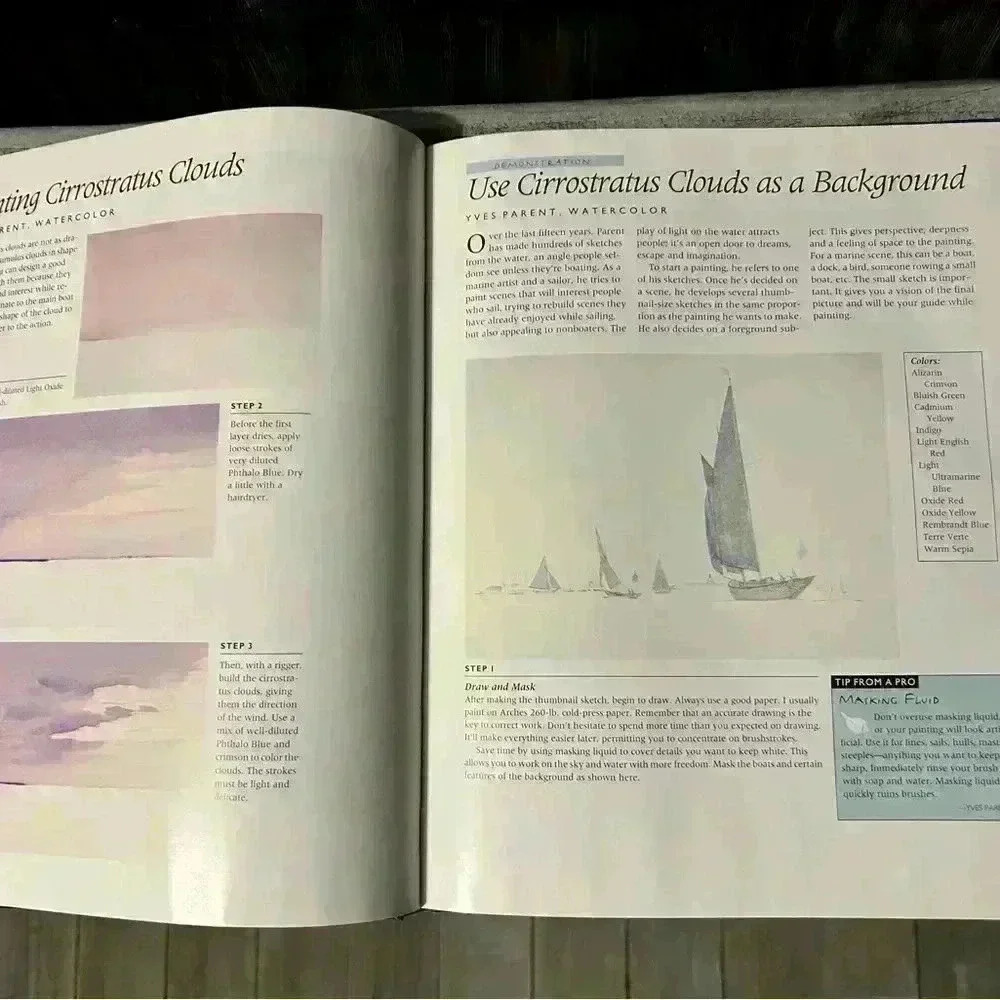 Painting Ships, Shores, and the Sea. Vintage book by Rachel Rubin Wolf. - Picture 8 of 9